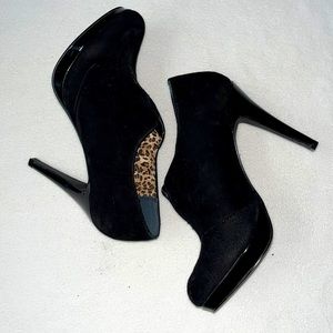 Style & Co. Black Suede Booties